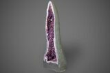 Breathtaking Dark Purple Amethyst Cathedral Geode (Pair) #227323-4